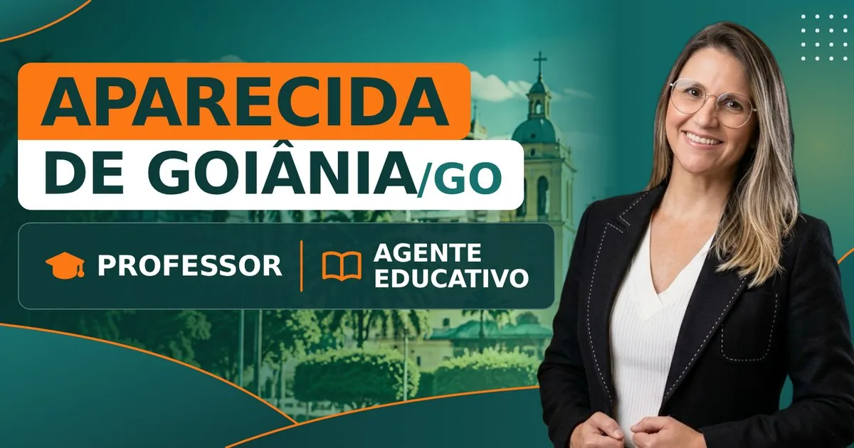 Curso 2x1 Aparecida de Goiânia/GO para Professor e Agente Educativo